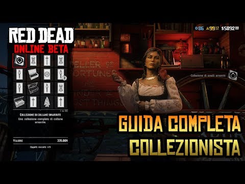 Guida completa COLLEZIONISTA - mappe, collezioni, segreti - RED DEAD ONLINE ITA TUTORIAL