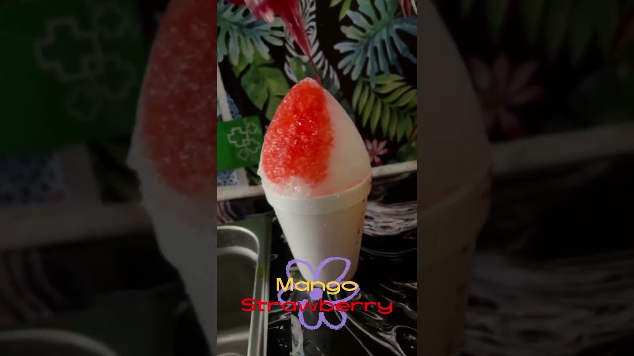 Jay’s Snow Cones Strawberry Mango  