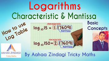 Logarithms : Characteristic and Mantissa (Shortcut, Tips and Tricks) for SSC / RRB / CET / IBPS, SBI