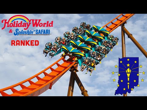 วีดีโอ: Holiday World - Great Coasters in Indiana