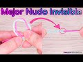 Nudo Casi Invisible y Que No se Deshace ideal para Unir Lanas, Hilos, Cuerda y más