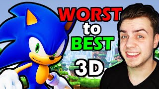 Ranking Every 3D Sonic Game