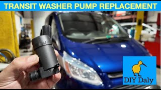 Ford Transit Custom Washer pump replacement &amp; wiring test