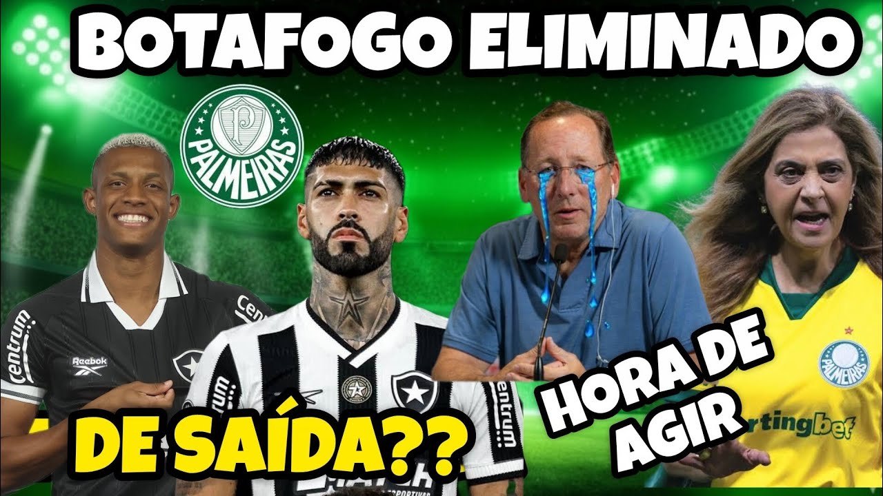 JOHN TEXTOR EM APUROS! POR QUE A ELIMINAÇÃO DO BOTAFOGO PODE LEVAR DANILO AO PALMEIRAS… E O BARBOZA?