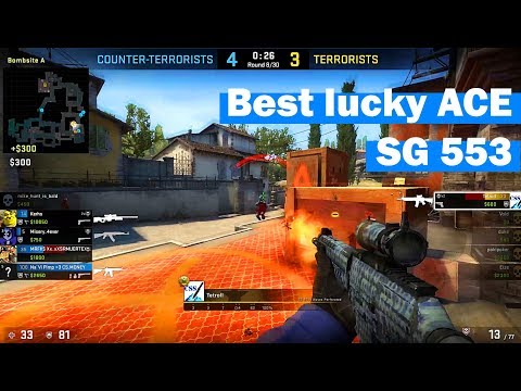 CS GO competitive ace with SG 553 💣🔪