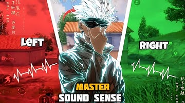 🔥 Improve your sound sense by this video 100% | bgmi sound sense Guide |