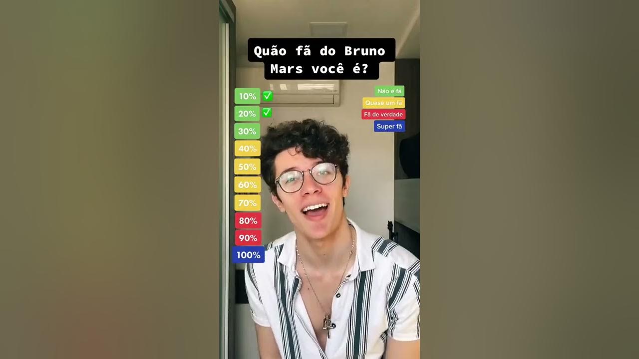 QUÃO FÃ VOCÊ É DO BRUNO MARS?