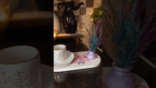 Kartonpiyer tozuyla  kahve sunumu #aboneol #diy #kendinyap