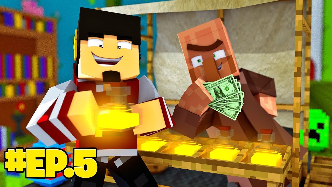 Minecraft VILLAGER DE LUCKY POTION SURVIVAL POINTS Ep.6 ‹ EduKof