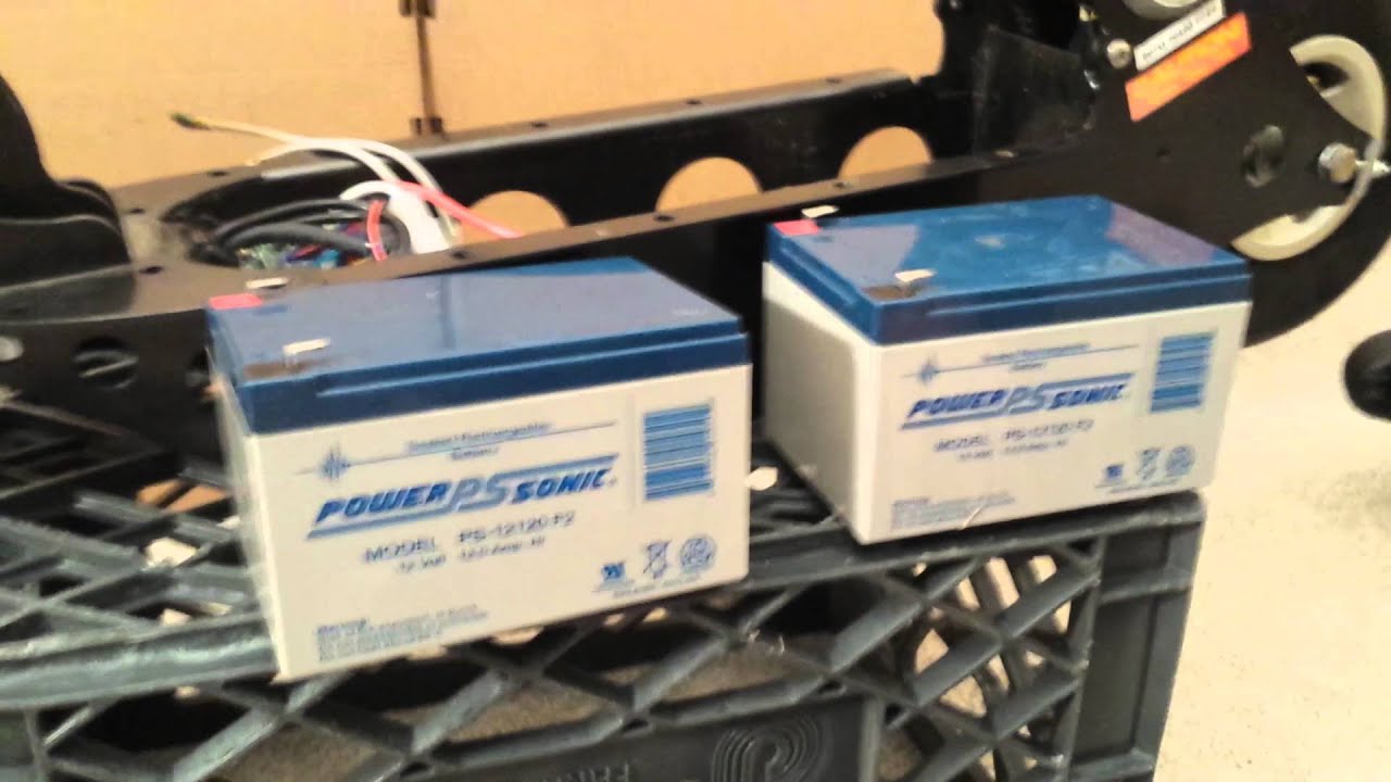 Replacing scooter batteries YouTube