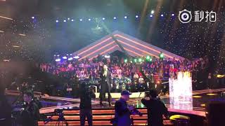 【fancam】Dimash Kudaibergen  Димаш Құдайберген  迪玛希 20180210 全球中文音乐榜上榜录制 荆棘王冠LIVE