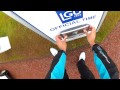 Girl's Home Internationals - Setting up the first tee.