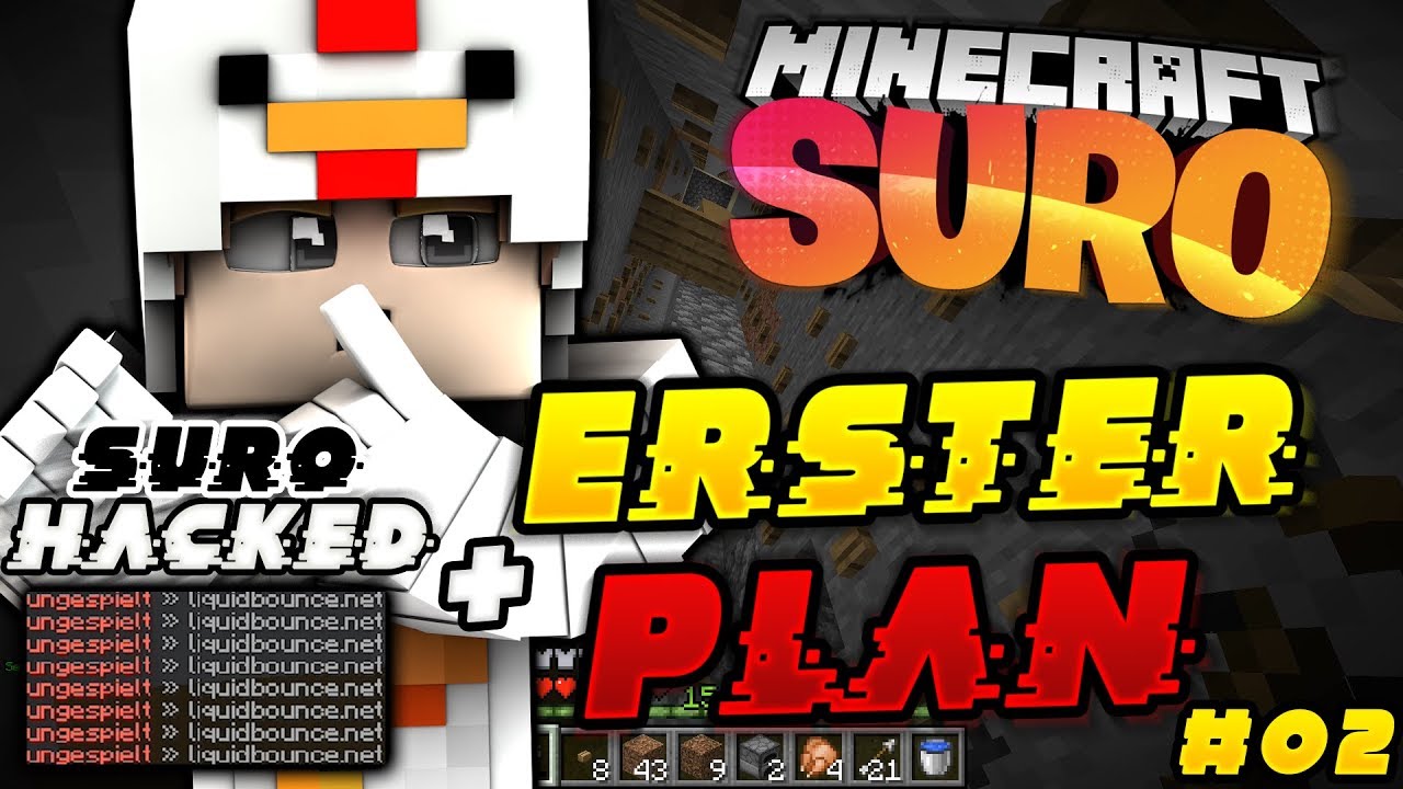 Erste Pläne schmieden & Server während der Aufnahme gehackt? ✕ Minecraft SURO #02 ✕