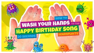Happy Birthday Hand Washing Proper Hand Washing Happy Birthday Song