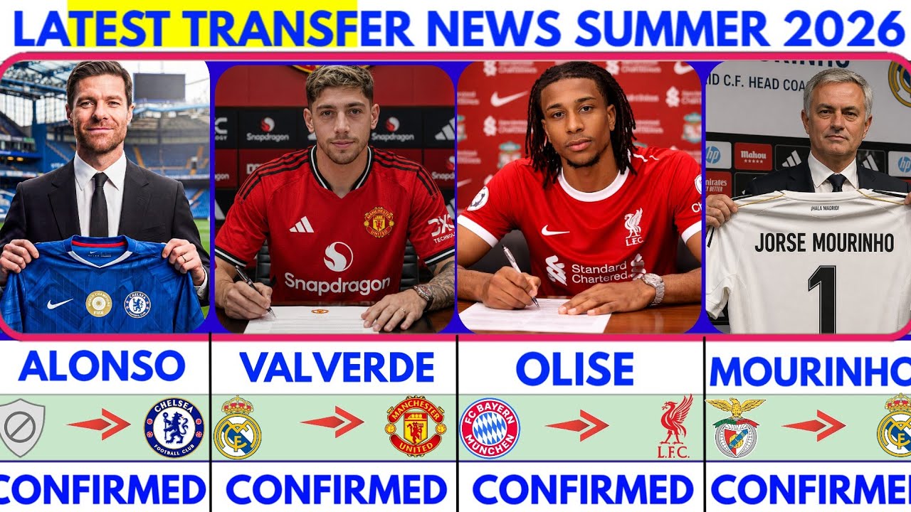 🚨LATEST CONFIRMED TRANSFER NEWS AND RUMOURS TRANSFER NEWS  2026| Mourinho to madrid🔥 Alonso✔️ Olise🚨