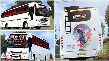 🛑EVERSTAR | MOZACO⚡DANCOOPER 🔥GYMKHANA🎯 NEW ZEDONE MOD LIVERY | BS4 MOD |BUSSID LIONKING #bussidmod🛑