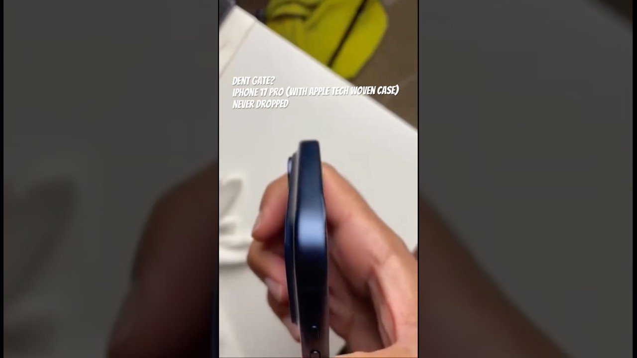 Вмятина на iPhone 17 Pro. У вас было то же самое?