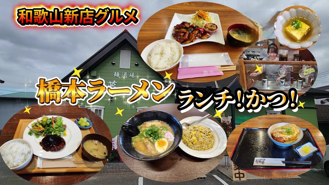 【和歌山グルメ】和歌山新店特集！橋本のラーメン！コスパ良しランチ！