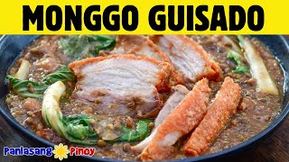 Pork Monggo Recipe with Lechon Kawali and Pechay