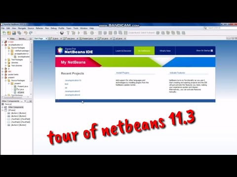How to create new project in netbeans 11.3 || overview of netbeans 11.3 ||tutorial 1