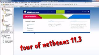 How to create new project in netbeans 11.3 || overview of netbeans 11.3 ||tutorial 1