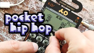 crafting a bitesized banger on my pocket operator / lofi hip hop / dawless workflow inspiration