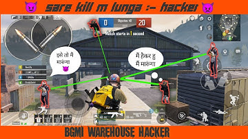bgmi hacker😈 || bgmi hacker gameplay 🤯|| BGMI hacker funny video 😜 #aerogaming #bgmihacker