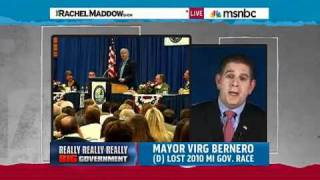 Rachel Maddow  Michigan governor gives up on democracy