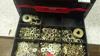 Bolt bin and storage for farm and truck.