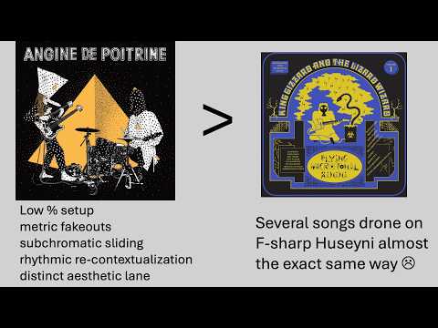 Angine de Poitrine seems more unique than King Gizzard and the Lizard Wizard
