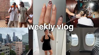 weekly vlog 💌 aus open event, nails, unboxing, skin appointment