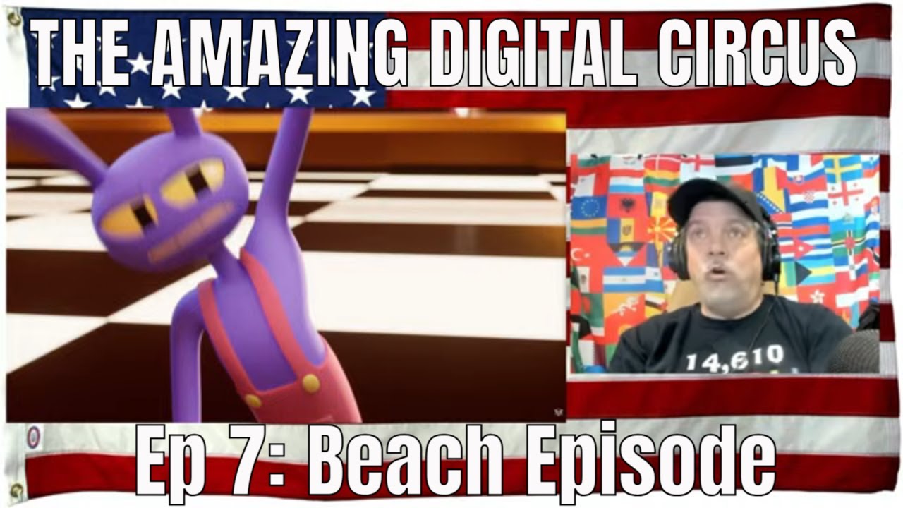 THE AMAZING DIGITAL CIRCUS - Ep 7: Beach Episode - REACTION