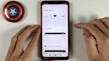 How to hide the notch on Xiaomi Redmi 8 Android 10