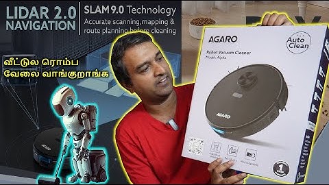 My First AI Robot - AGARO Alpha Robot Vacuum Cleaner - Detailed review in Tamil
