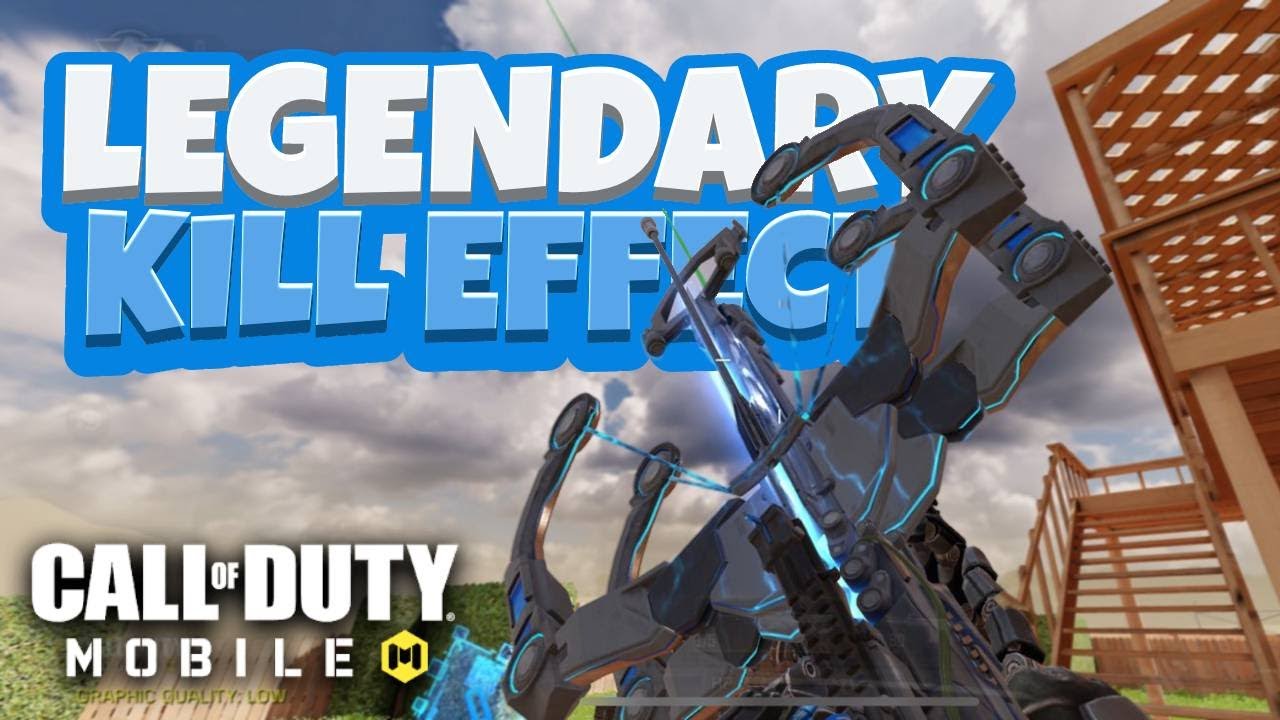 LEGENDARY CROSSBOW KILL EFFECT | LEGENDARY SPARROW | KINETIC ELECTRICITY | TECHNO AIM DRAW | CODM
