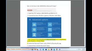 Fix Error Code 80080300 in Microsoft Teams