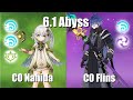 Nahida/Lauma Bloom and Flins F2P Trio | 6.1 Abyss (Genshin)