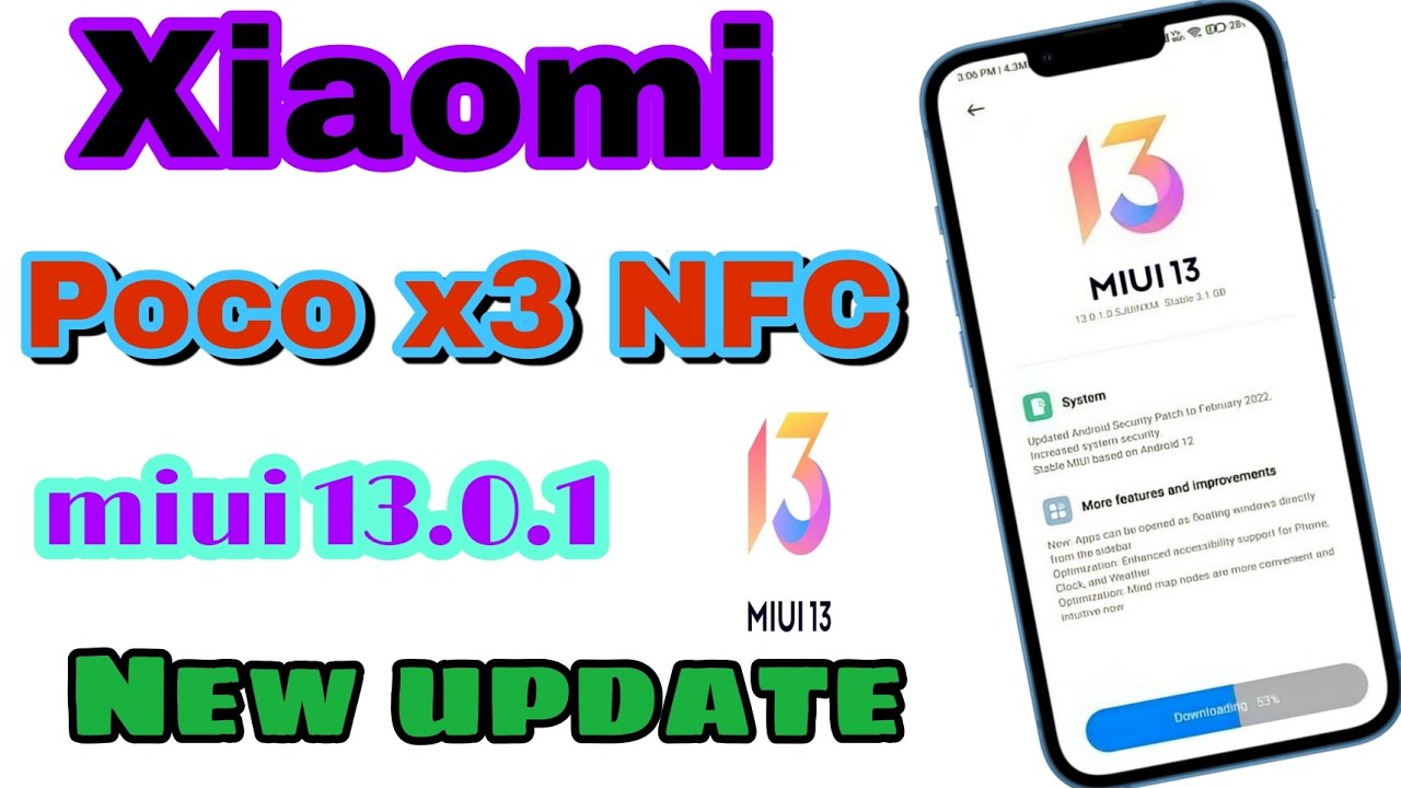 POCO X3 MIUI 13 UPDATEUPDATE IN PAKISTANMANUALLY UPDATE YouTube