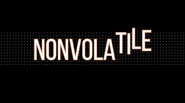 Difference between Volatile and Nonvolatile Memory