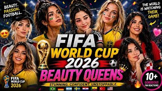 Uruguay vs Spain FIFA World Cup 2026 HIGHLIGHTS | Beauty Queens Reactions & Moments 👑