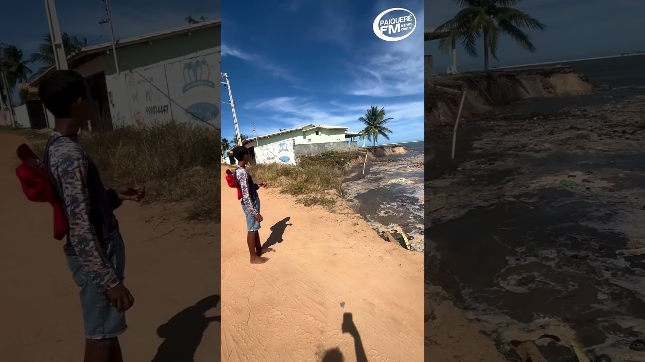 IMÓVEL DESABA APÓS AVANÇO DO MAR EM SERGIPE!