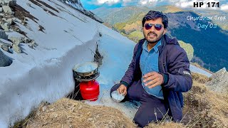 आख़िरी दिन बर्फ के बीच प्यासे मरे 😳 Churdhar Trek Day 03 || Himachal -173
