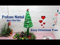 Cara membuat Pohon Natal dari Kertas / Easy Christmas Tree Decoration / Diy