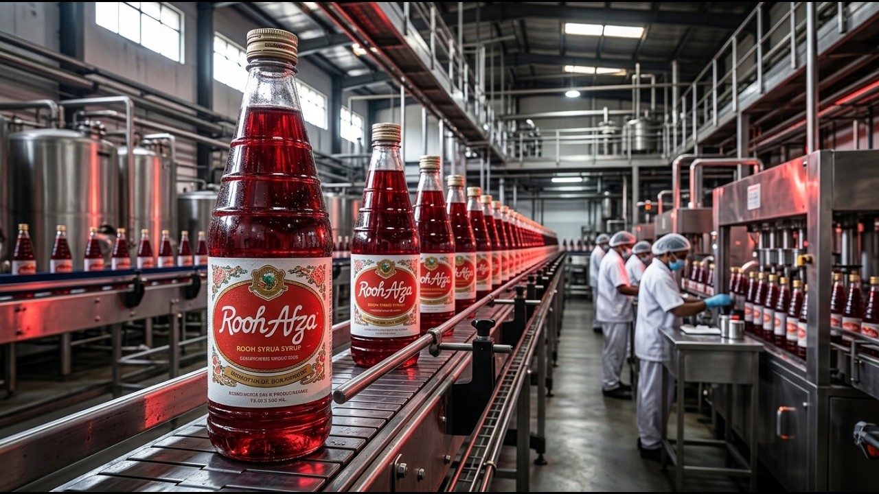 How Rooh Afza Is Made  Inside the Mega Ramadan Drink Factory 🌙