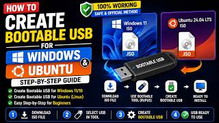 Create Bootable USB for Windows & Ubuntu | Step-by-Step Guide