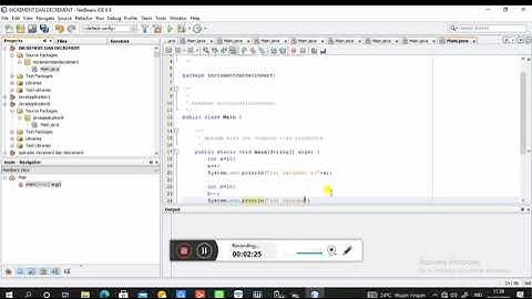 Program Operator Increment dan Decrement, Operator Perbandingan, dan Operator Logika-Bahasa Java