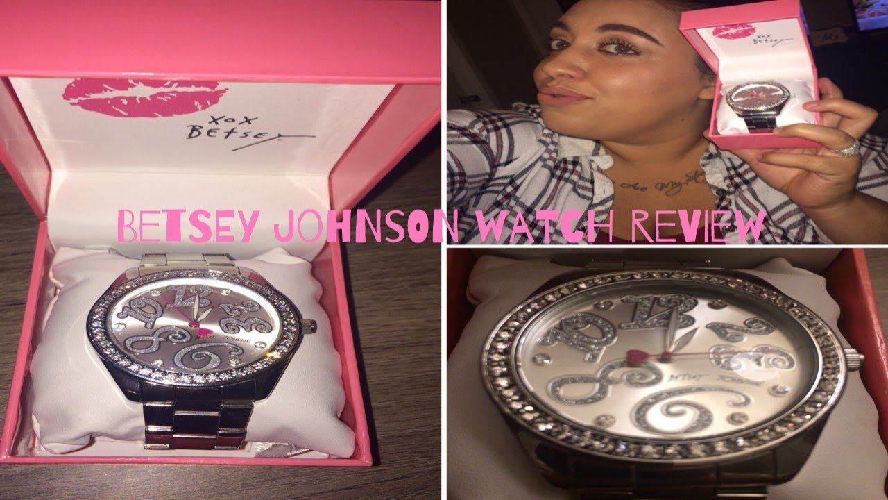 Betsey Johnson Crystal Analog Bracelet Watch Review | Betsey Johnson Watch Review