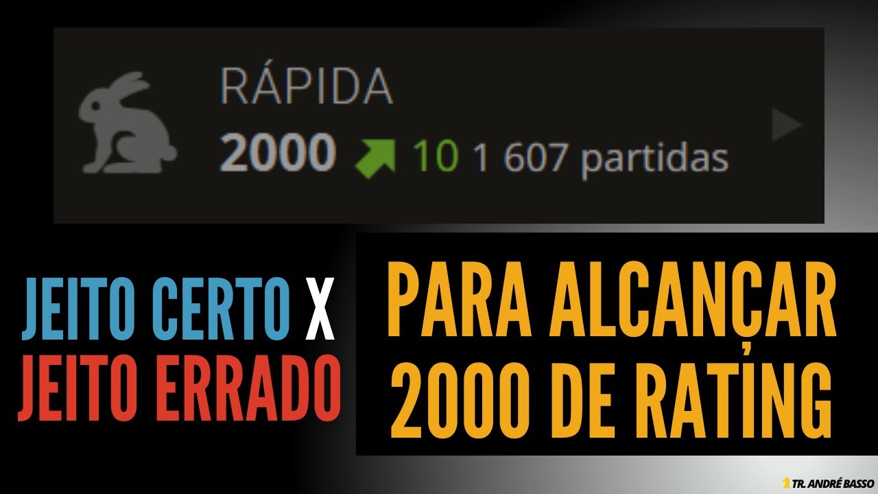 O melhor treino para alcançar os 2000 de rating no Xadrez 