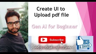 5. Create UI to Upload file