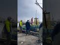 Fishermen started unloading their lobster traps using electric pot hauler